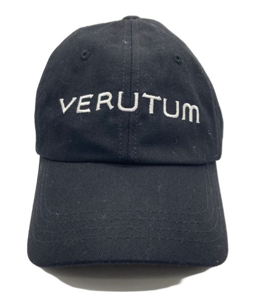 verutum（-）VERUTUM (-) キャップ ブラックの古着・服飾アイテム