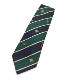 GUCCI（グッチ）の古着「Symbols motif silk tie」｜グリーン