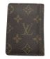 LOUIS VUITTON (ルイ ヴィトン) カードケース ブラウン：10000円