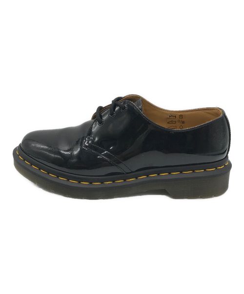 Dr.Martens（ドクターマーチン）Dr.Martens (ドクターマーチン) エナメルプレーントゥシューズ ブラック サイズ:下記参照の古着・服飾アイテム