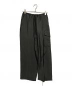 BLURHMSブラームス）の古着「Ny/R Side Seamless 4P Pants」｜ダークグリーン