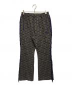 Needlesニードルズ）の古着「Fringe BootーCut Track Pant－Poly Jq.」｜パープル