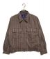 Needles（ニードルズ）の古着「Sport Jacket - PE/W Glen Plaid. / Bordeaux」｜ブラウン