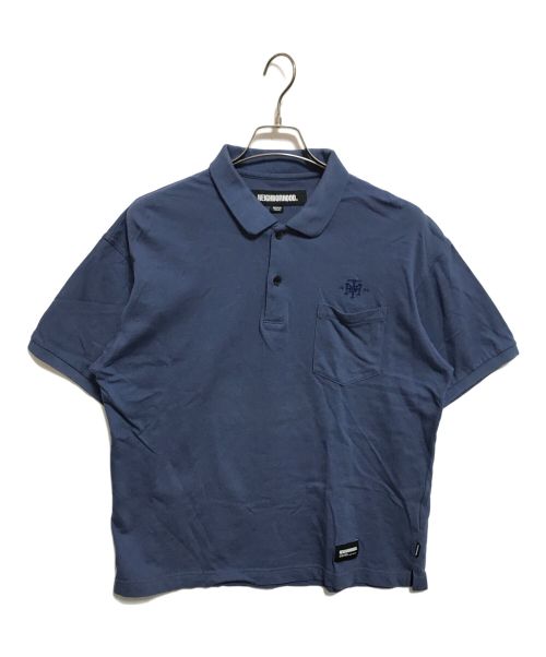 NEIGHBORHOOD（ネイバーフッド）NEIGHBORHOOD (ネイバーフッド) PIQUE CLASSIC POLOSHIRT SS ブルー サイズ:Mの古着・服飾アイテム