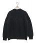 BATONER (バトナ―) SPREAD ARAN CREW NECK CARDIGAN ブラック サイズ:SIZE 2：14000円