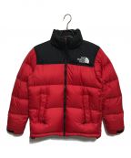 THE NORTH FACEザ ノース フェイス）の古着「ヌプシジャケット」｜レッド×ブラック