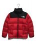 THE NORTH FACE（ザ ノース フェイス）の古着「ヌプシジャケット」｜レッド×ブラック