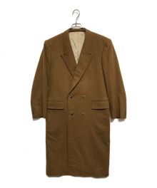 CROMBIE（クロンビー）の古着「カシミアロングコート」｜ブラウン