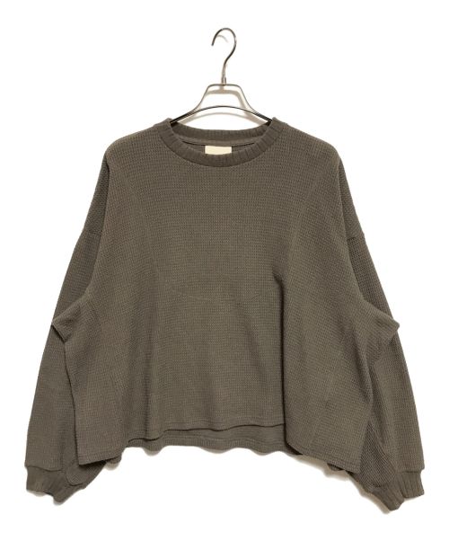 refomed（リフォメッド）refomed (リフォメッド) AZEAMI THERMAL TEE ブラウン サイズ:2の古着・服飾アイテム