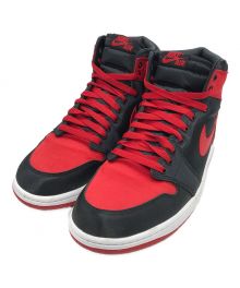 NIKE（ナイキ）の古着「Women's Air Jordan 1 Retro High OG "Satin Bred"」｜ブラック×レッド