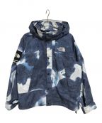 SUPREME×THE NORTH FACEシュプリーム×ザ ノース フェイス）の古着「Bleached Denim Print Mountain Jacket」｜ブルー