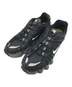 NIKEナイキ）の古着「SHOX TL BLACK/METALLIC SILVER-IRON GREY」｜ブラック