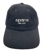 SUPREME×Harris Tweedシュプリーム×ハリスツイード）の古着「TWEED CLASSIC LOGO 6 PANEL」｜ブラック