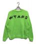 WTAPS (ダブルタップス) バッグロゴクルーネックニット グリーン サイズ:SIZE X 02：22000円