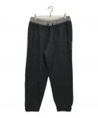 son of the cheese（サノバチーズ））の古着「Mohair Track Pants」｜グレー×ブラック