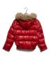 MONCLER (モンクレール) BULGARIEダウンジャケット レッド サイズ:SIZE 0：25000円