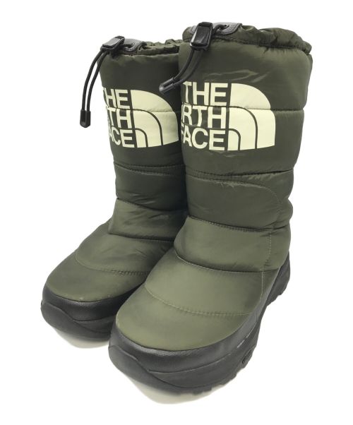 THE NORTH FACE（ザ ノース フェイス）THE NORTH FACE (ザ ノース フェイス) Nuptse Bootie WP VI Tall オリーブ サイズ:26cmの古着・服飾アイテム