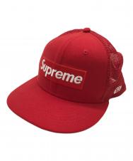 Supreme (シュプリーム) New Era (ニューエラ) Box Logo Mesh Back レッド サイズ:7 1/2