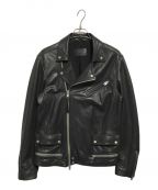 ALL SAINTSオールセインツ）の古着「CLAY LEATHER BIKER」｜ブラック