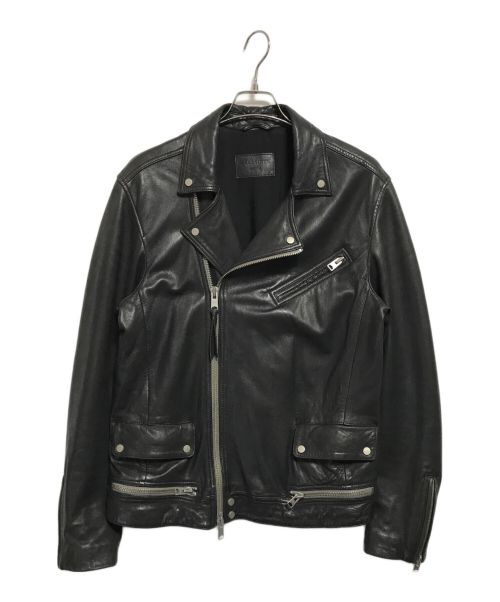 ALL SAINTS（オールセインツ）ALL SAINTS (オールセインツ) CLAY LEATHER BIKER ブラック サイズ:Mの古着・服飾アイテム