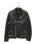 ALL SAINTS（オールセインツ）の古着「CLAY LEATHER BIKER」｜ブラック