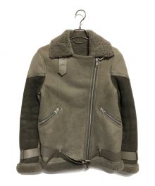 ALL SAINTS（オールセインツ）の古着「HAWLEY OVERSIZED SHEARLING」｜グレー