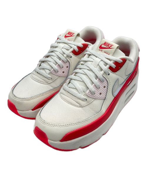 NIKE（ナイキ）NIKE (ナイキ) AIR MAX 90 LV8 SAIL ホワイト×ピンク サイズ:24.5cmの古着・服飾アイテム