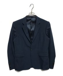 LAD MUSICIAN（ラッドミュージシャン）の古着「WOOL GABARDINE 1B JACKET」｜ネイビー