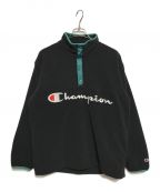 Champion×X-LARGEチャンピオン×エックスラージ）の古着「フリースジャケット」｜ブラック×グリーン