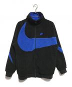 NIKEナイキ）の古着「AS M NSW VW SWSH FULL ZIP JKT」｜ブラック×ブルー