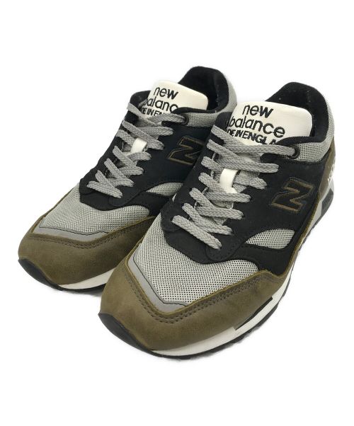 NEW BALANCE（ニューバランス）NEW BALANCE (ニューバランス) ローカットスニーカー グリーン×ブラック サイズ:24.5cmの古着・服飾アイテム