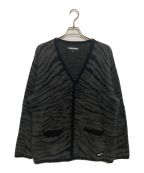 NEIGHBORHOODネイバーフッド）の古着「TIGER PATTERN MOHAIR CARDIGAN」｜グレー