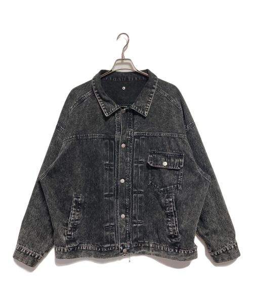 ADRER（アドラー）ADRER (アドラー) 13.5oz vintage over denim jacket ブラック サイズ:Sの古着・服飾アイテム