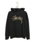 stussy（ステューシー）の古着「プルオーバーパーカー」｜ブラック