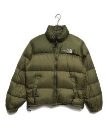 THE NORTH FACE（ザ ノース フェイス）の古着「センターロゴヌプシダウンジャケット」｜グリーン