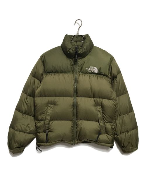 THE NORTH FACE（ザ ノース フェイス）THE NORTH FACE (ザ ノース フェイス) センターロゴヌプシダウンジャケット グリーン サイズ:Sの古着・服飾アイテム