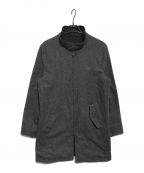 FRED PERRYフレッドペリー）の古着「Reversible Harrington Mac」｜グレー×ブラウン