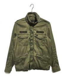 DIESEL（ディーゼル）の古着「加工M65ミリタリージャケット」｜グリーン