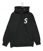 SUPREMEシュプリーム）の古着「S Logo Hooded Sweatshirt」｜ブラック