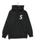 Supreme（シュプリーム）の古着「S Logo Hooded Sweatshirt」｜ブラック