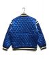 Supreme (シュプリーム) Quilted Satin Varsity Jacket ブルー サイズ:M：16000円