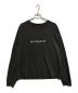 GIVENCHY（ジバンシィ）の古着「ブランドロゴ リバース タロット ルーズフィットコットンTシャツ」｜グレー