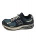 NEW BALANCE (ニューバランス) ローカットスニーカー ネイビー サイズ:26cm：7000円