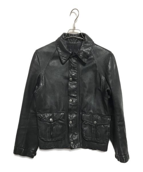 nonnative（ノンネイティブ）nonnative (ノンネイティブ) ダブルポケットレザージャケット ブラック サイズ:2の古着・服飾アイテム