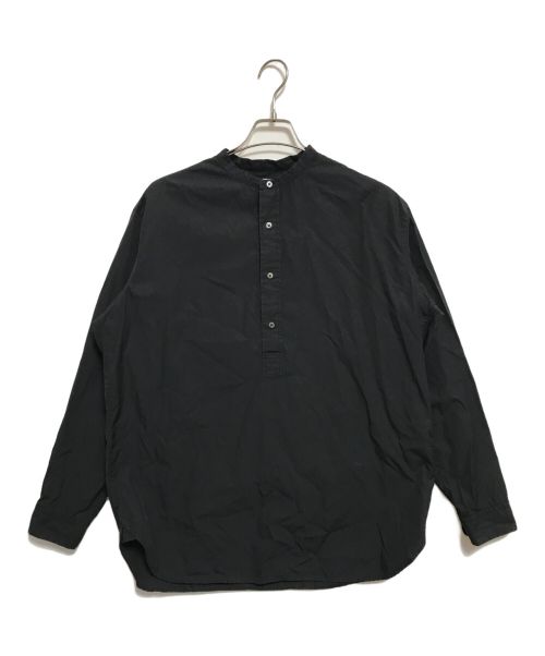 Graphpaper（グラフペーパー）Graphpaper (グラフペーパー) Broad Band Collar Shirt ブラック サイズ:SIZE 2の古着・服飾アイテム