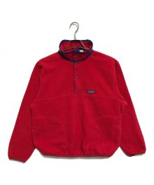 Patagonia（パタゴニア）の古着「プルオーバーフリースジャケット」｜レッド