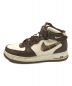 NIKE (ナイキ) LX NIKE AIR FORCE 1 MID '07 ブラウン×アイボリー サイズ:26.5ｃｍ：10000円