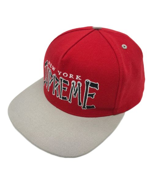 SUPREME（シュプリーム）SUPREME (シュプリーム) Bones Logo 5-Panel レッドの古着・服飾アイテム