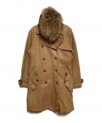 AVIREX Belleアヴィレックス ベル）の古着「SHEEPTRENCHCOATWITHFUR」｜ベージュ