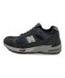 NEW BALANCE (ニューバランス) ローカットスニーカー グレー×ネイビー サイズ:8/12 D：16000円